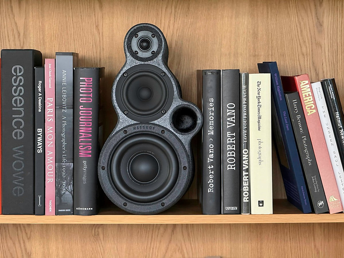 On a bookshelf